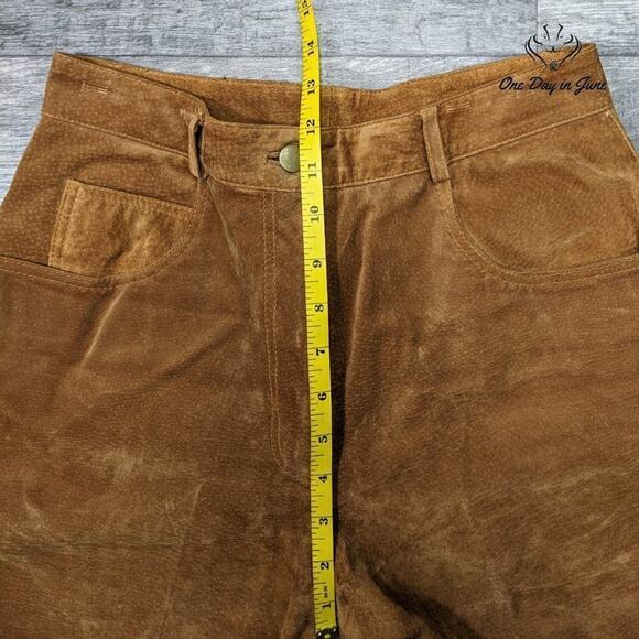 Spiegel Missy Shell Pig Leather Pants Size 8 - Picture 4 of 6